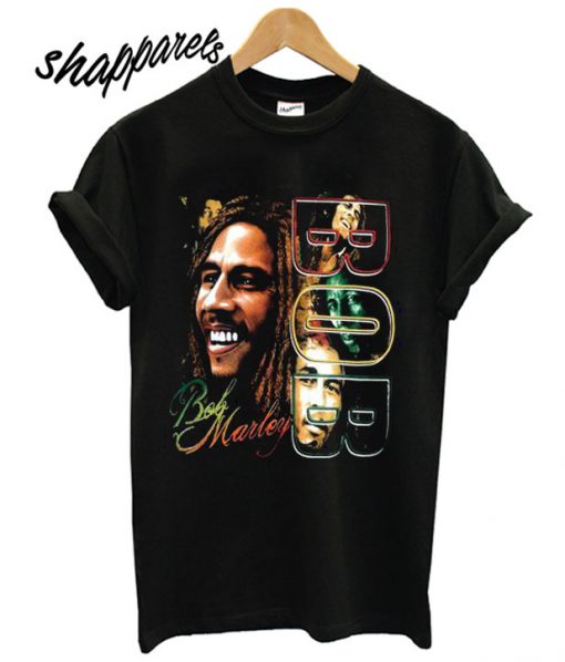 Vintage Bob Marley graphic rap style T shirt