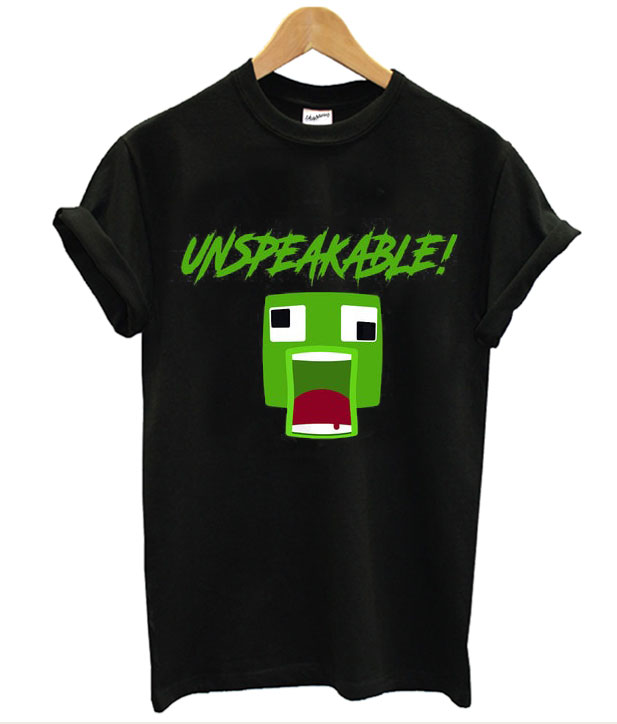 Unspeakable Minecraft Fan T Shirt