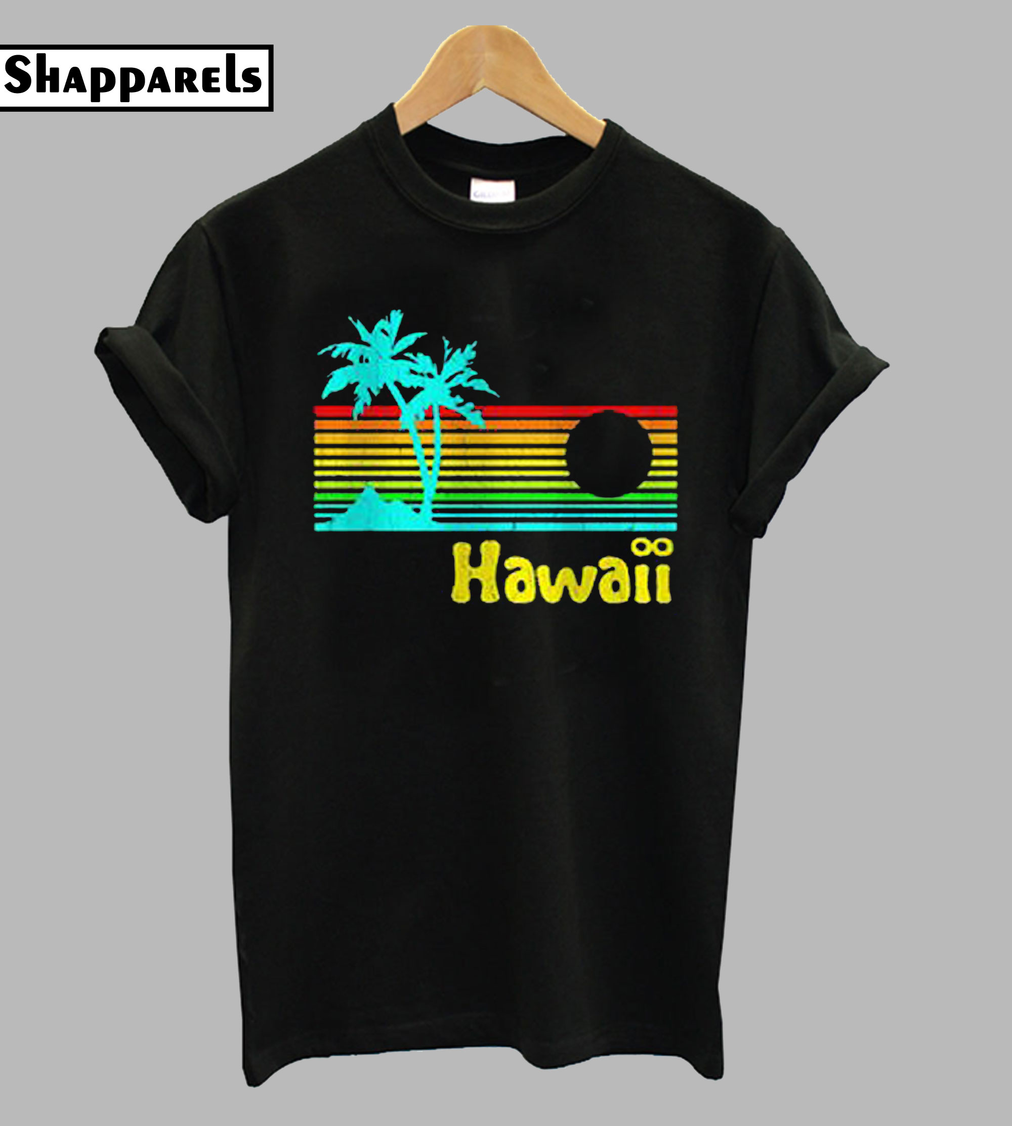 Retro Vintage Hawaii T Shirt