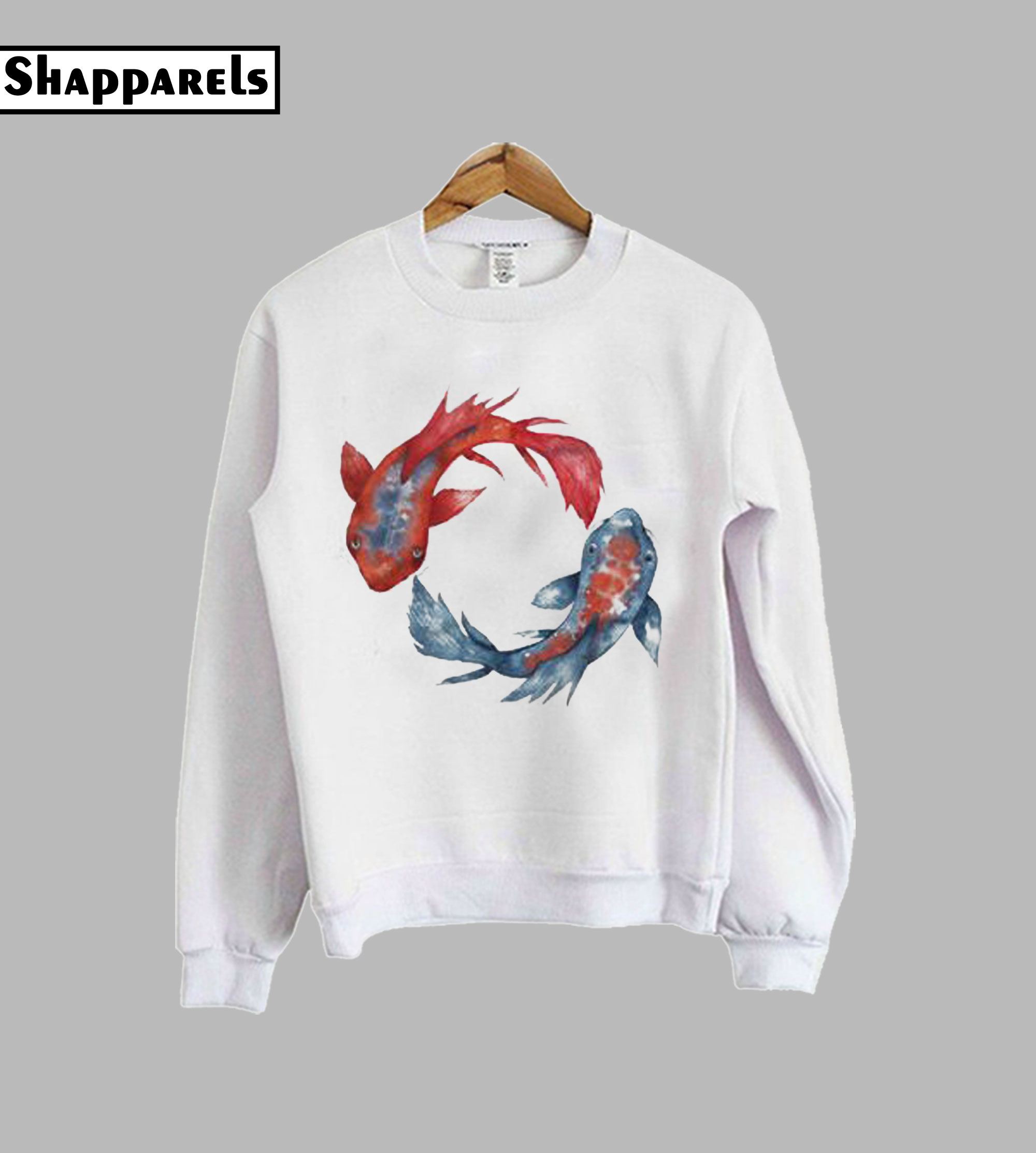 koi fish sweatshirt