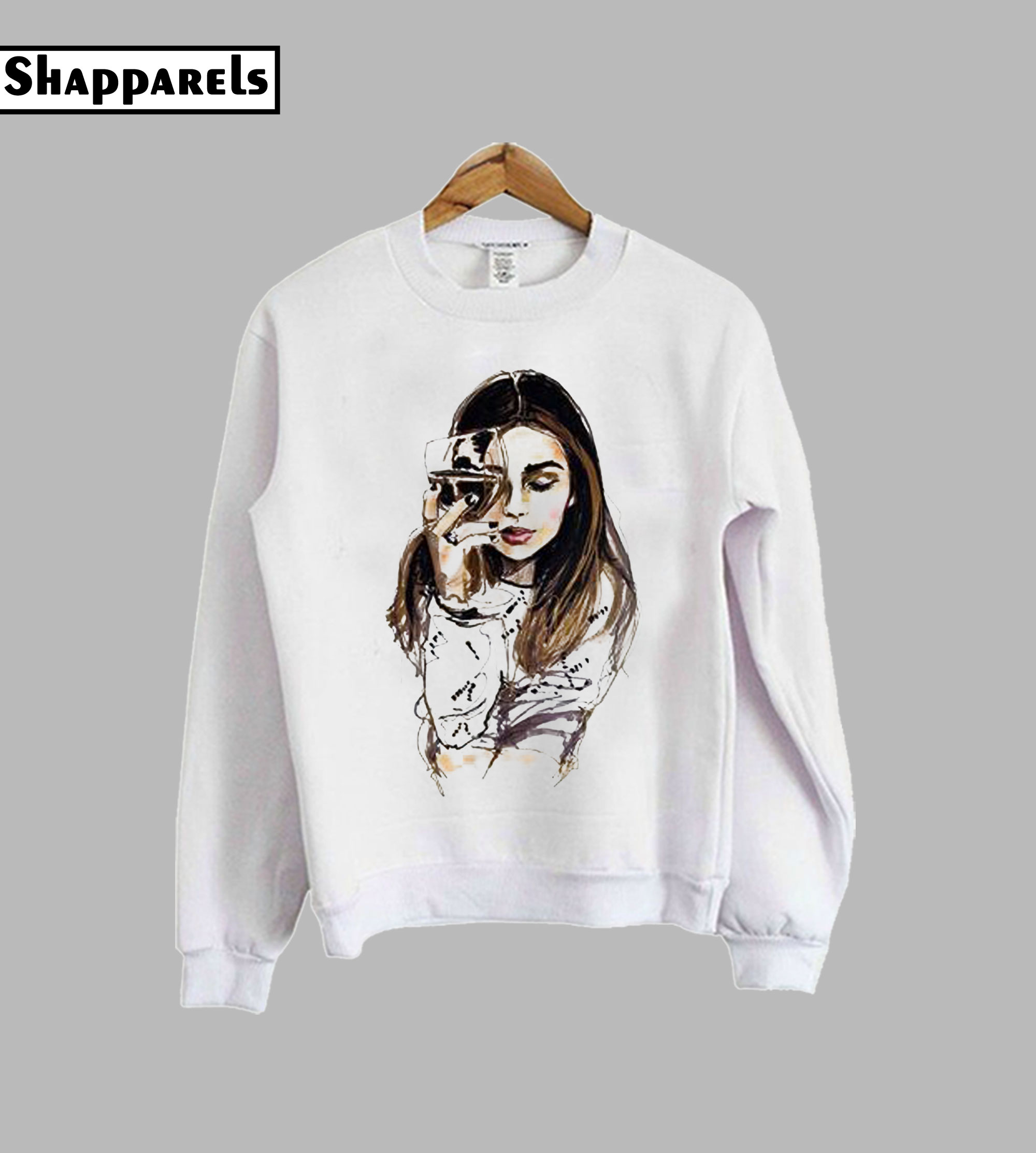 ariana grande long sweatshirt