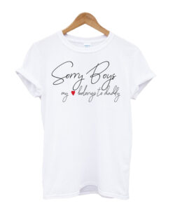 Sorry Boys T-shirt