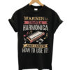 Harmonica Vintage Retro T-shirt