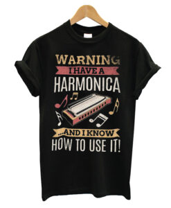 Harmonica Vintage Retro T-shirt