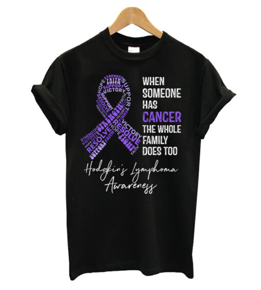 Hodgkins Lymphoma Awareness T-shirt