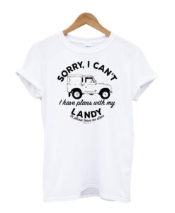 Mens Sorry I Can't Plans T-shirt
