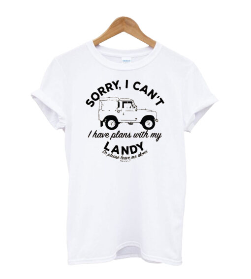 Mens Sorry I Can't Plans T-shirt