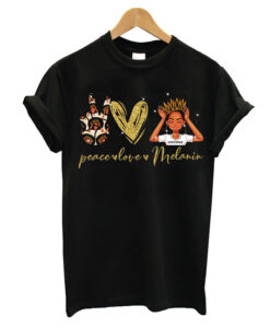 Peace Love Melanin Ladies T-shirt