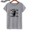 Black Cat Candy Halloween T-Shirt