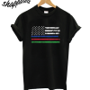 Thin Blue Red Green Line T-Shirt