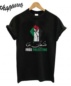 Free Palestine Arabic T-Shirt