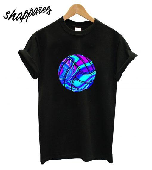 Volleyball Different Color T-Shirt