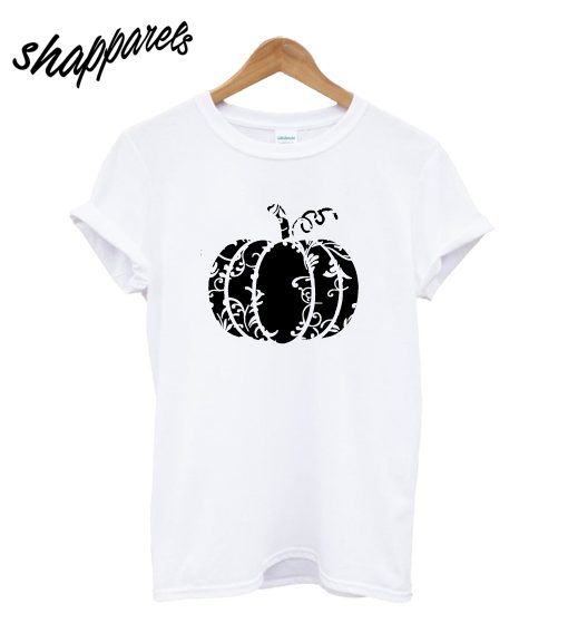 Floral Pumpkin T-Shirt