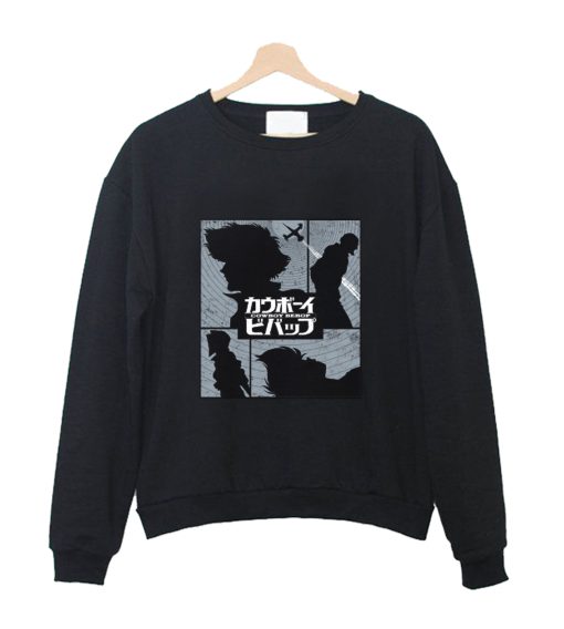 Bebop Block Noir Crewneck Sweatshirt