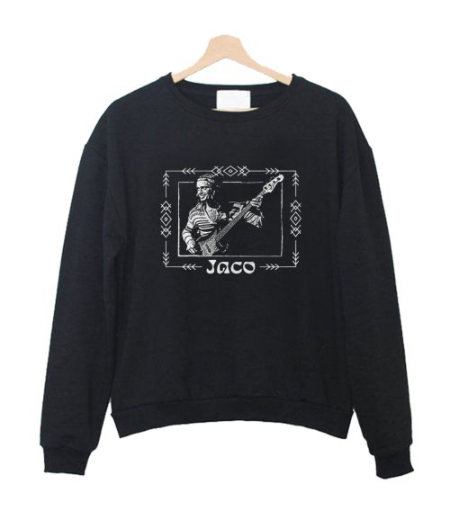 Jaco Pastorius Vintage Look Original Fan Art Crewneck Sweatshirt