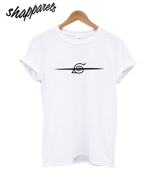 Konoha Slashed Head White T-Shirt