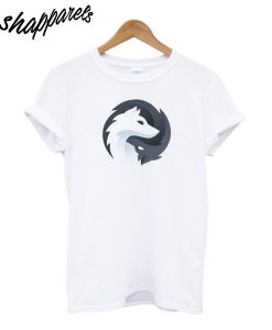 Wolf Dark White T-Shirt