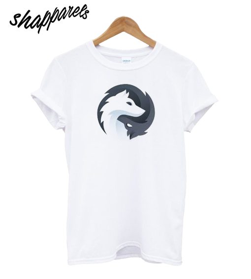 Wolf Dark White T-Shirt