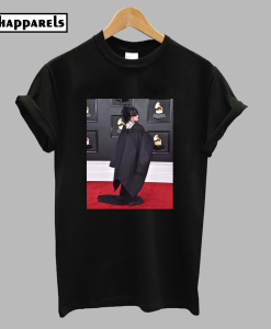 Billie Eilish Black Outfit at Grammy 2022 T-Shirt