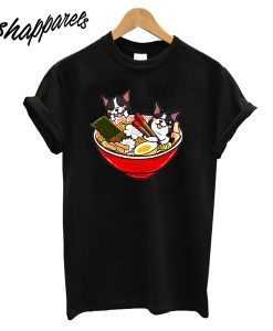 Boston Terrier Ramen T-Shirt