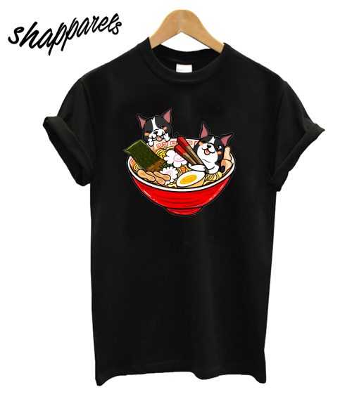 Boston Terrier Ramen T-Shirt