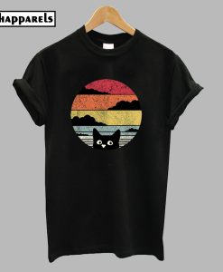 Cat Retro Funny T-Shirt