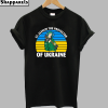 Saint Javelin The Protector of Ukraine Ukrainian Flag T-Shirt