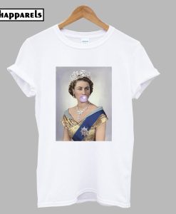 Queen Elizabeth II Bubble Gum T-Shirt