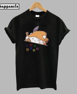 Bard Cat Throwing Dice T-Shirt