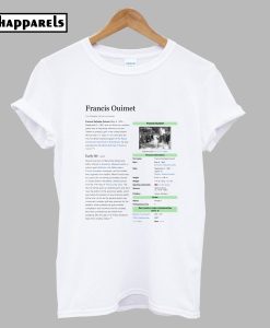 Francis Ouimet Wikipedia T-Shirt