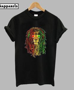 Lion Reggae Music Rasta Funny Cool T Shirt