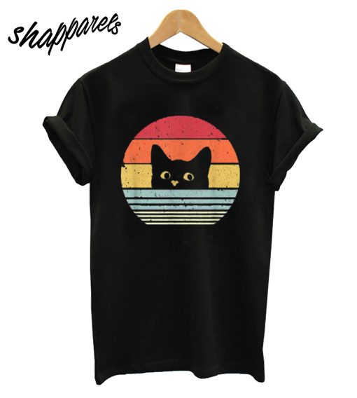 Cat Shirt Retro Style T-Shirt