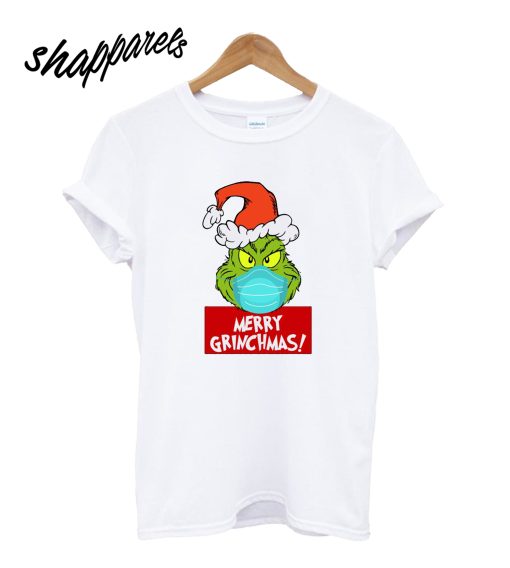 Merry Grinchmas Mask T-Shirt