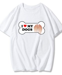 I Love My Dogs Bumper T-Shirt TPKJ3