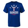 Youth Royal Texas Rangers Arch T-Shirt