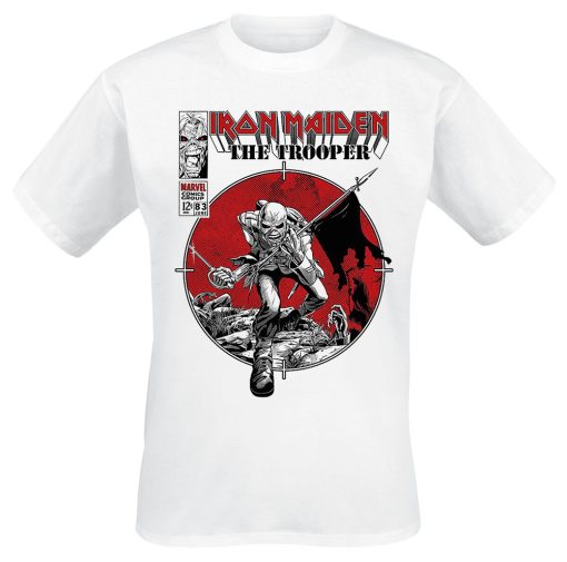 Iron Maiden x Marvel The Trooper T Shirt