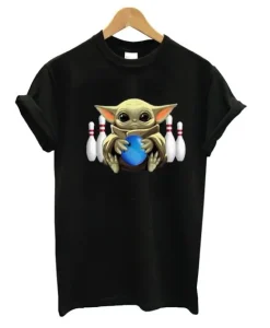 Baby Yoda Hug Bowling Classic T-Shirt