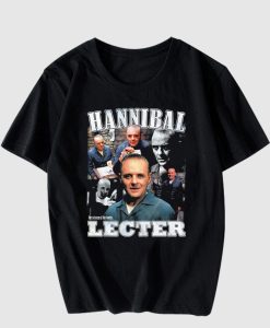 Hannibal Lecter Collage Silence Of The Lambs T-Shirt pt