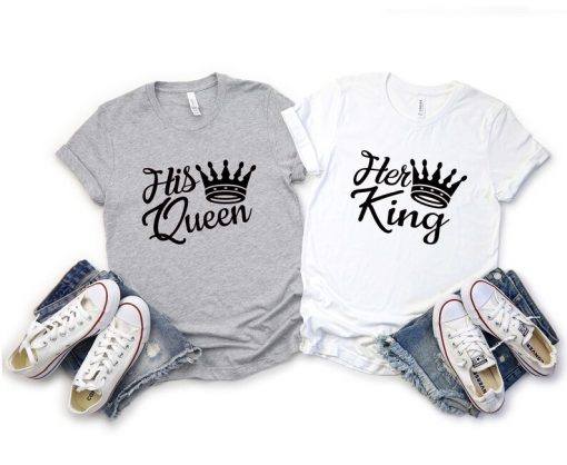 Queen and King T-shirt Couple SD