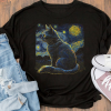 Cat van Gogh T-shirt