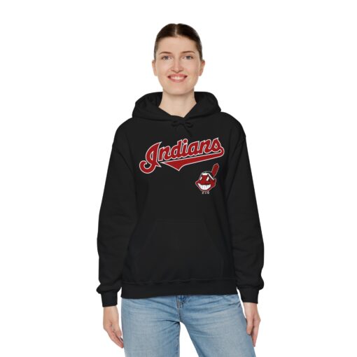 Cleveland Indians Black Hoodie unisex thd