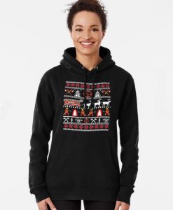 Firefighter Ugly Christmas Fireman Fire Christmas Hoodie thd