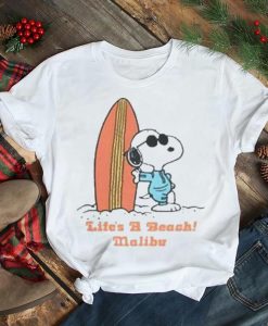 Snoopy Life's A beach malibu T shirt