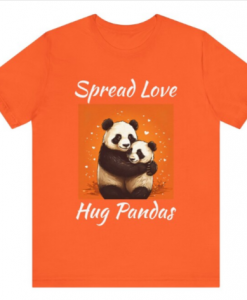Spread Love Hug Pandas T-shirt
