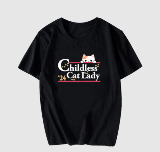 2024 Childless Cat Lady T Shirt